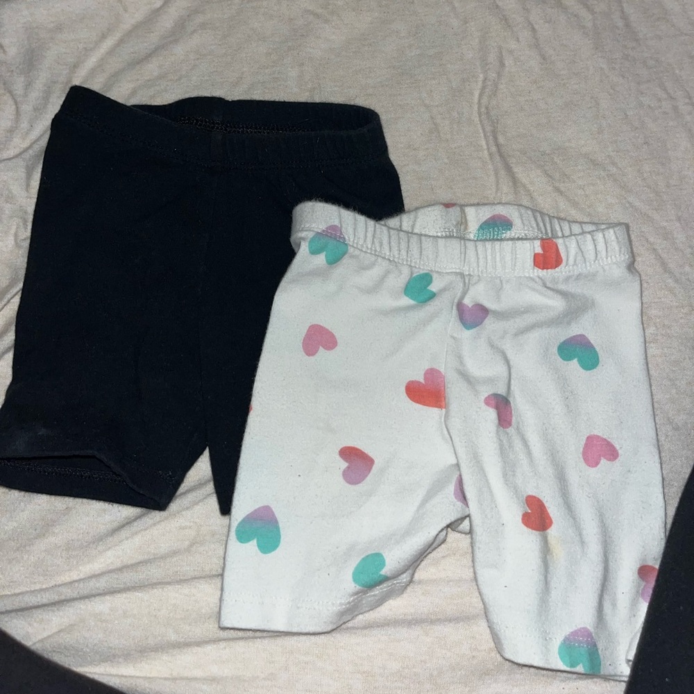 2 biker shorts